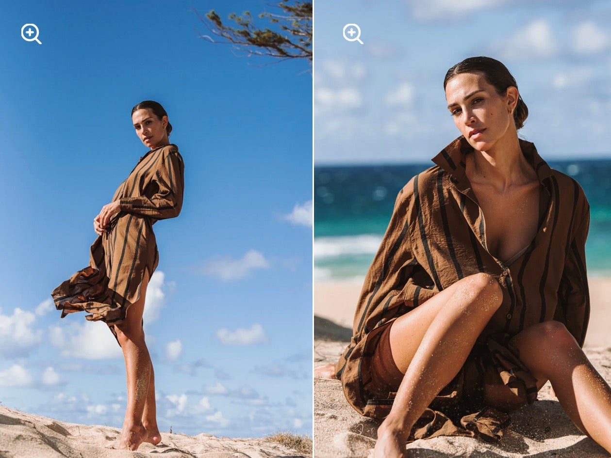 Raya Coco Stripe Dress | Cover Up