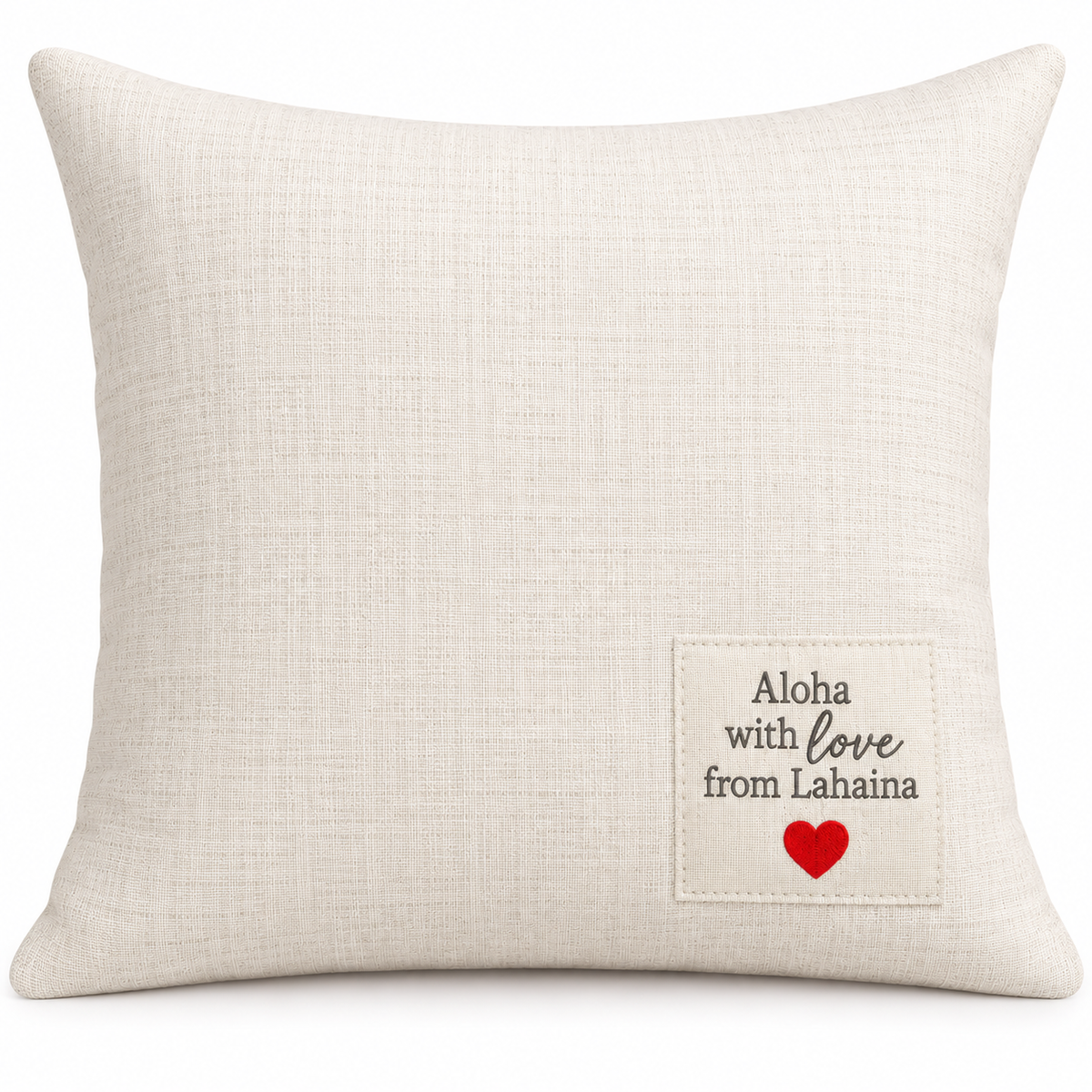 Lahaina Heart Pillow | 12 x 12