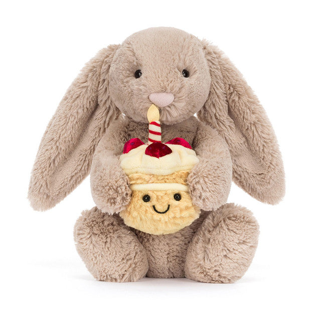 Bashful Beige Bunny "Birthday"