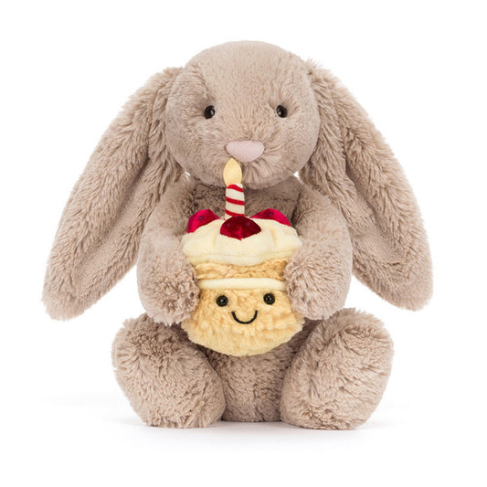 Bashful Beige Bunny "Birthday"