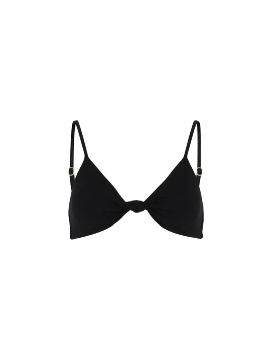 Bonito Top - Black Ribbed