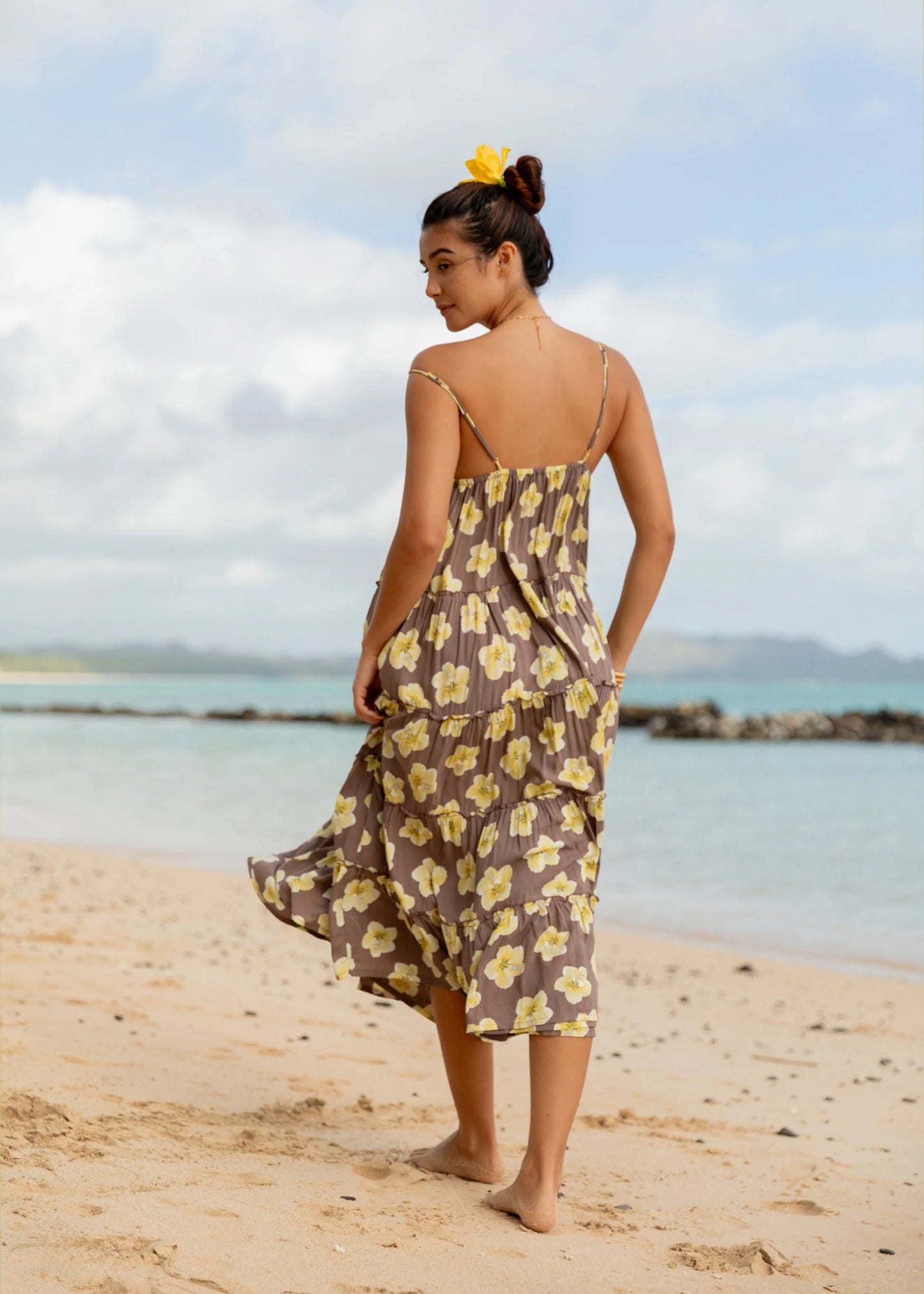 Charlie Midi Tiered Dress | Long