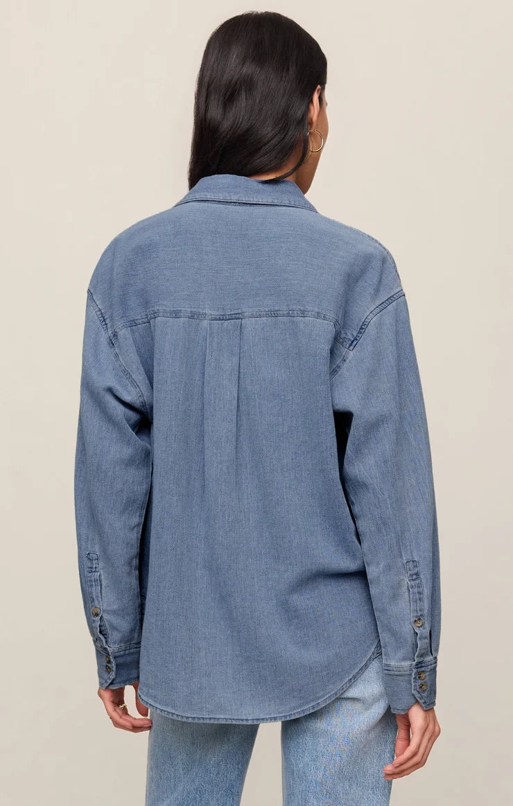 The Perfect Twill Button Up