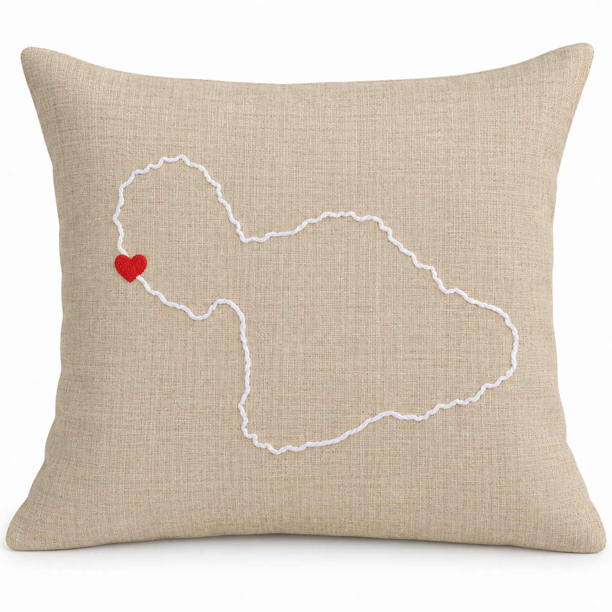Lahaina Heart Pillow | 12 x 12