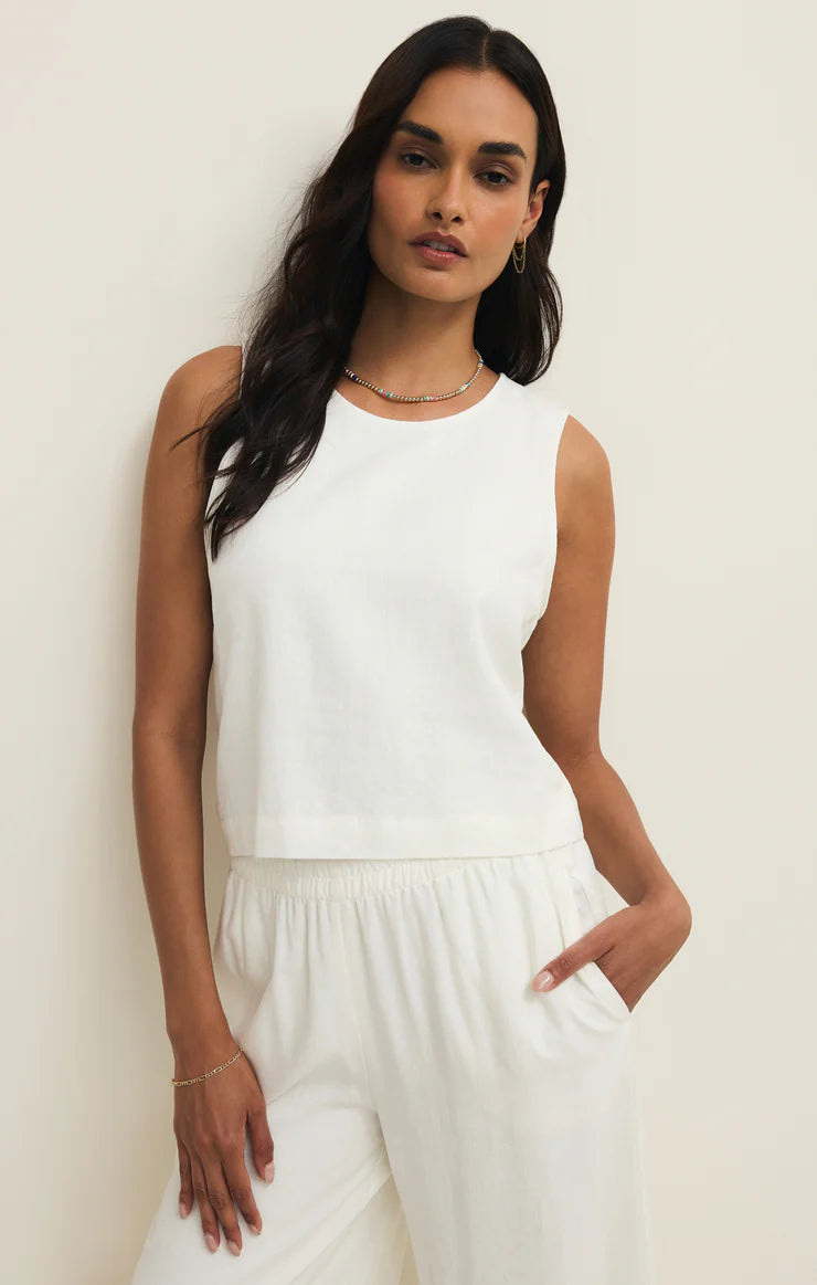 Sloane Linen Top