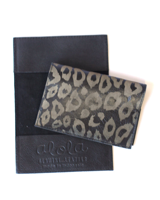 Leather Passport Holder | Cheetah print | Assorted colors