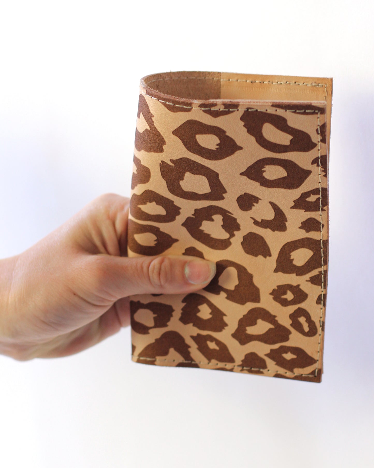 Leather Passport Holder | Cheetah print | Assorted colors