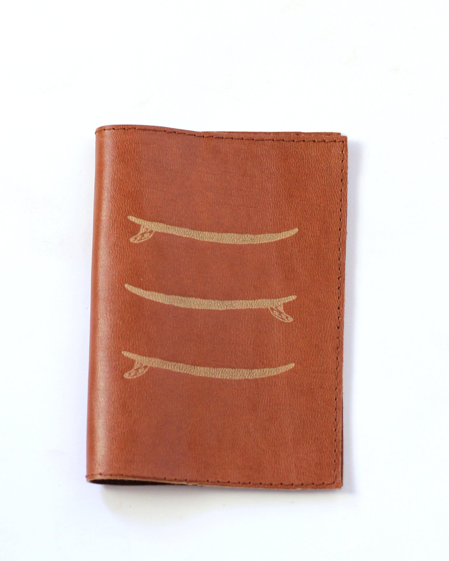 Leather Passport Holder | Surfboard Trio | Assorted colors