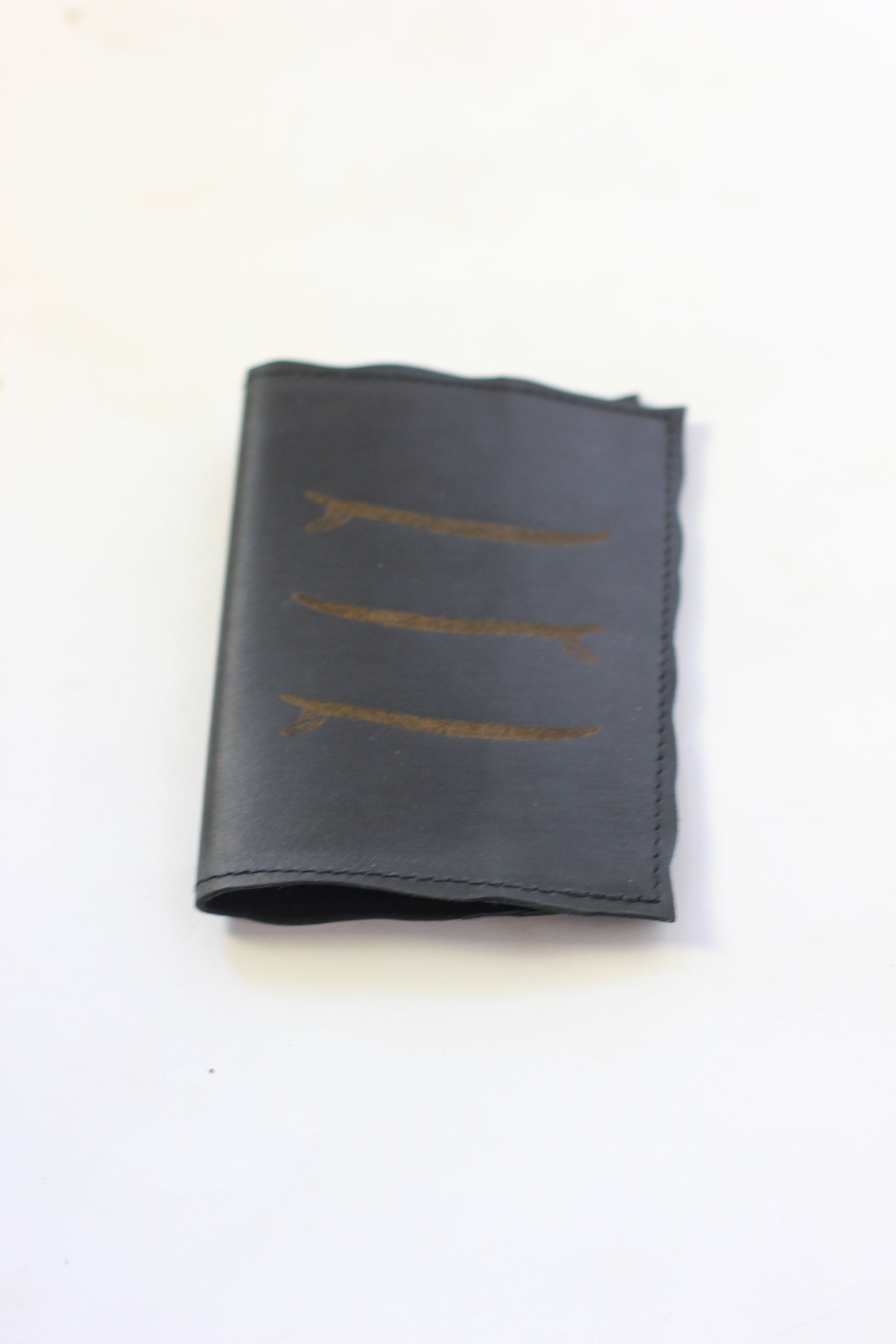 Leather Passport Holder | Surfboard Trio | Assorted colors