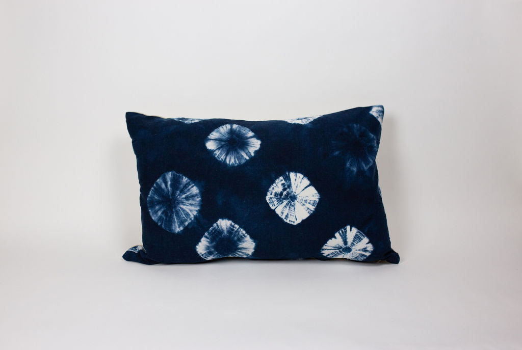 Maka Sea Shibori Rectangle Pillow | Assorted patterns and colors