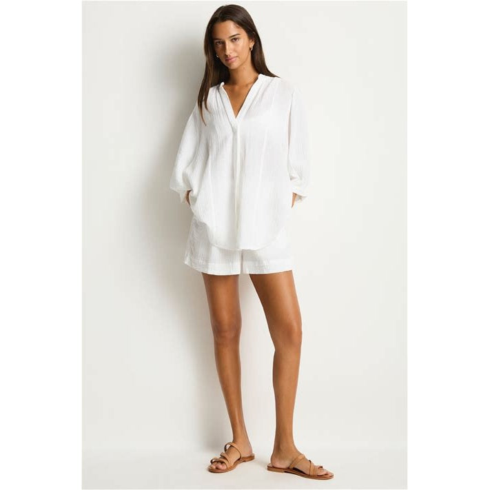 Sunset Boho Blouse- White