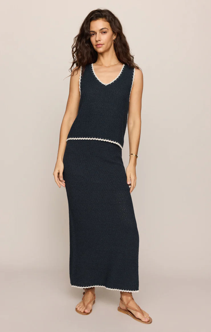 Yessenia Whipstitch Skirt Tank SET