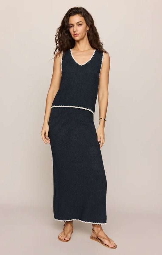 Yessenia Whipstitch Skirt Tank SET
