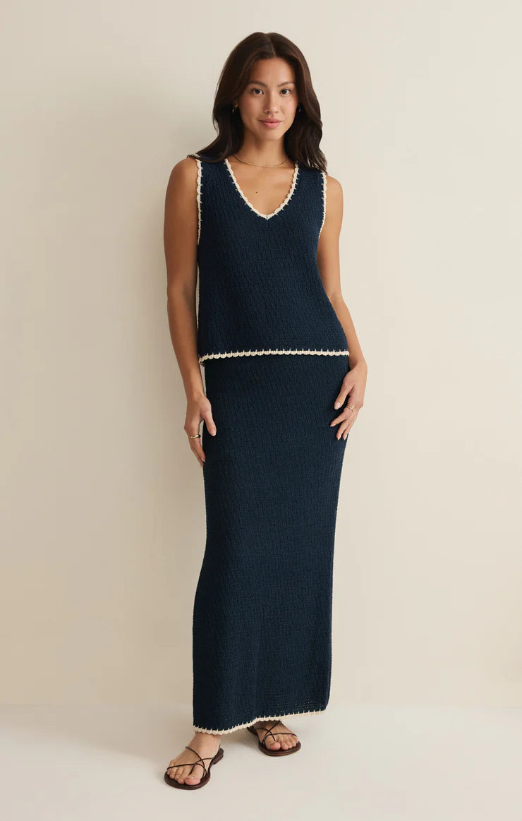 Yessenia Whipstitch Skirt Tank SET
