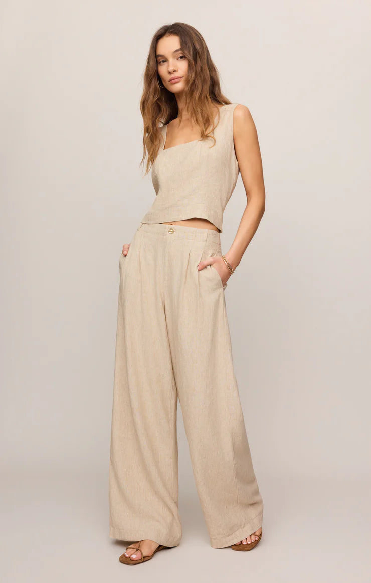 Magnolia Linen Top | Flax