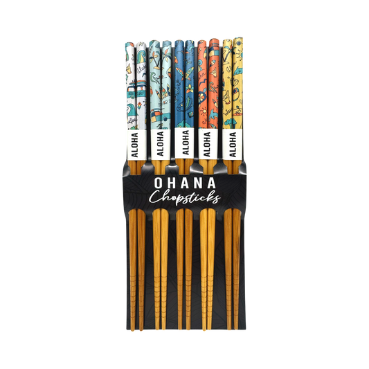 Surfs Up (NEW) Reusable Bamboo Chopsticks