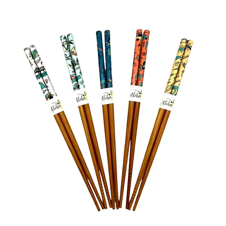 Surfs Up (NEW) Reusable Bamboo Chopsticks