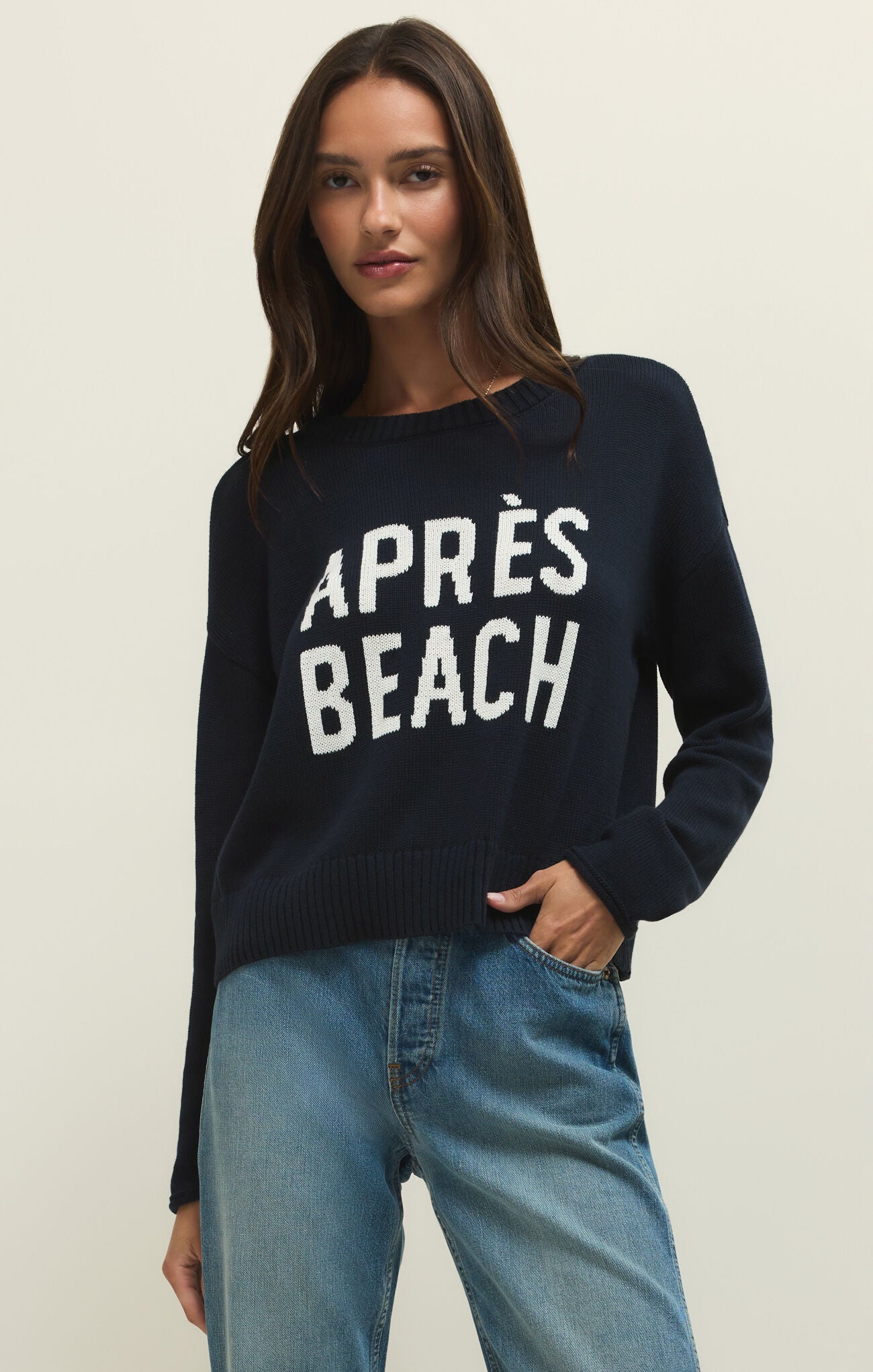 Apres Beach Sienna Sweater | Eclipse