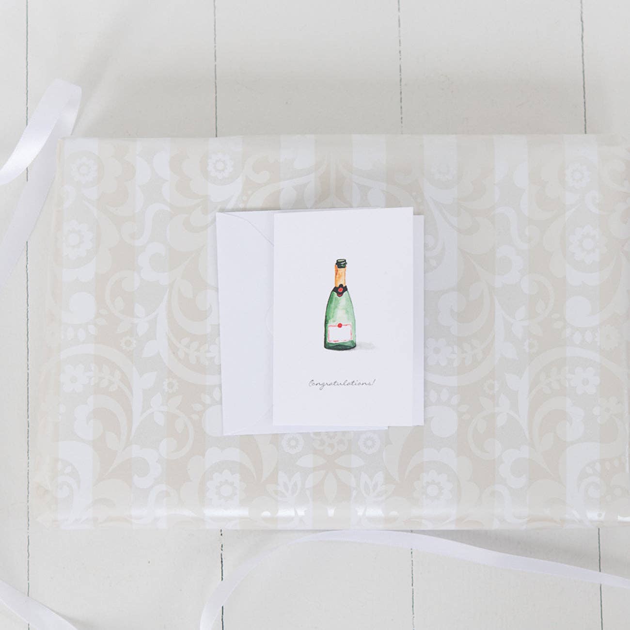 Champagne Mini Note Card