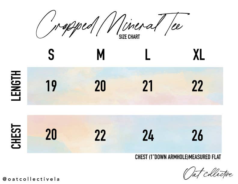 ALOHA Cropped Mineral Graphic Top