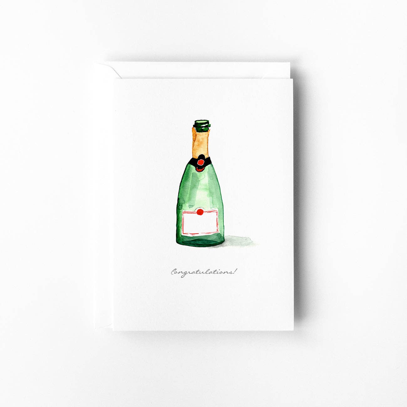 Champagne Mini Note Card