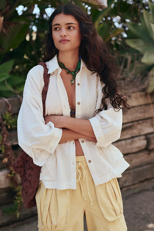 Just Like Me Seersucker Top