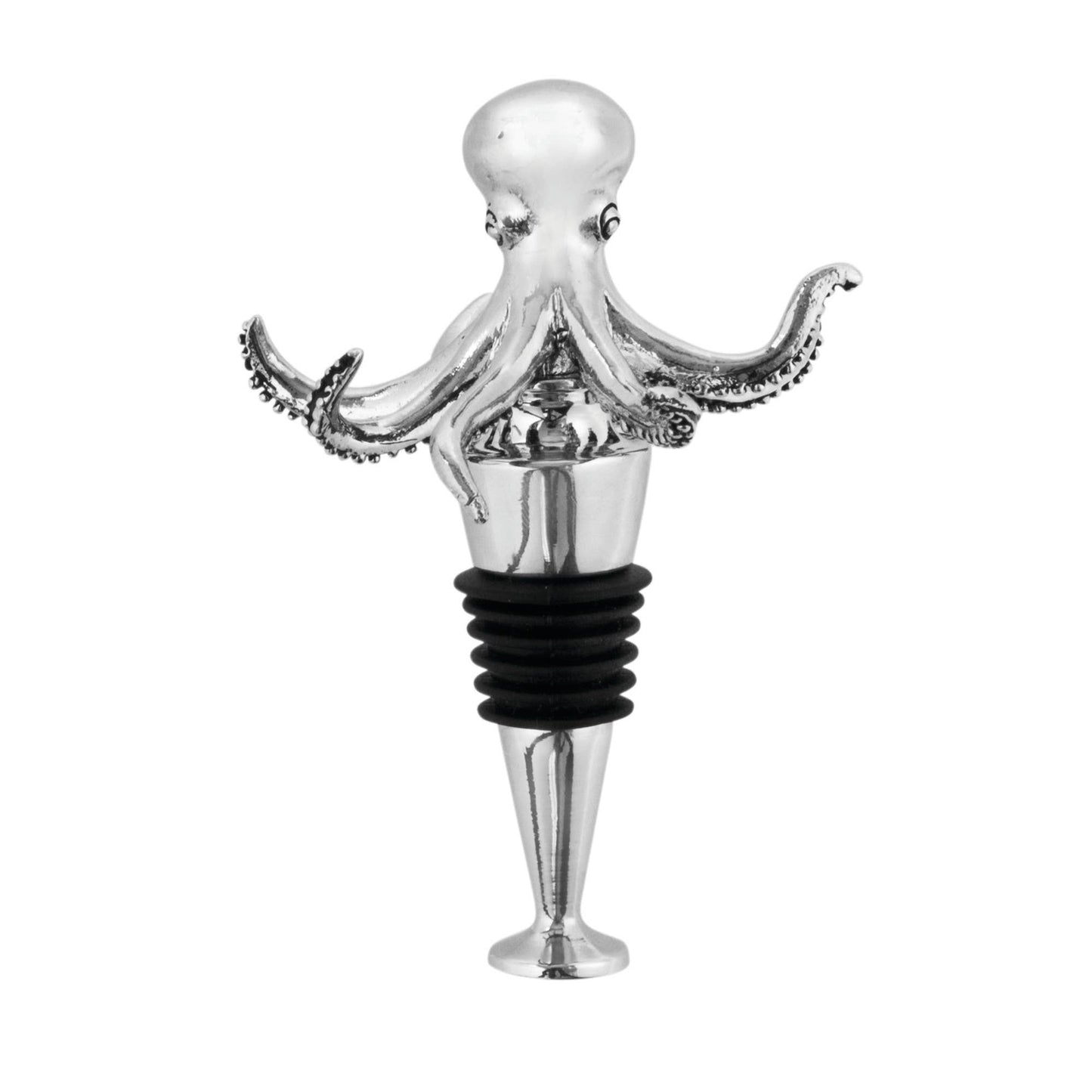 Metal Octopus Wine Bottle Stopper