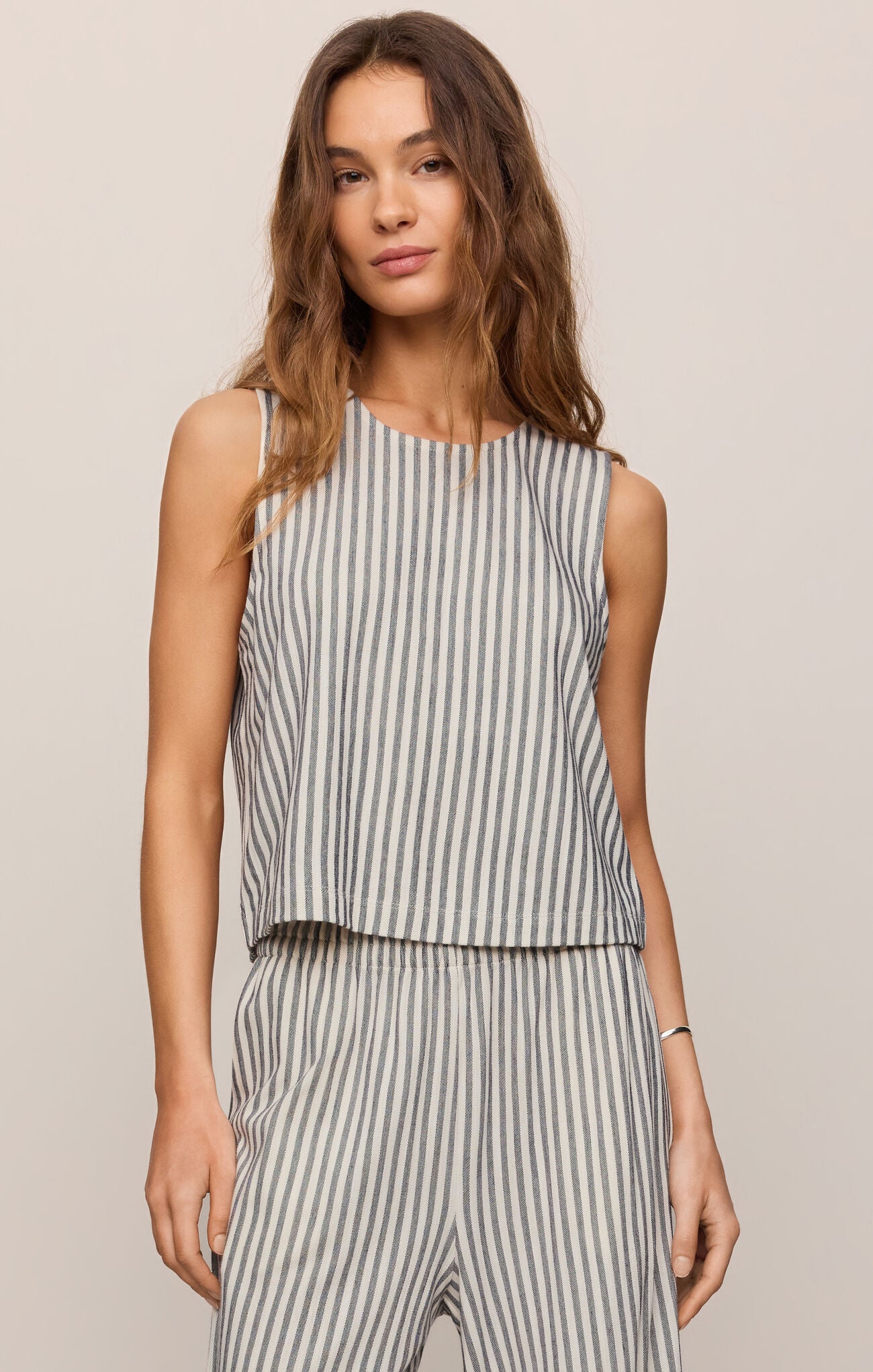 Sloane Knit Striped Top | Eclipse