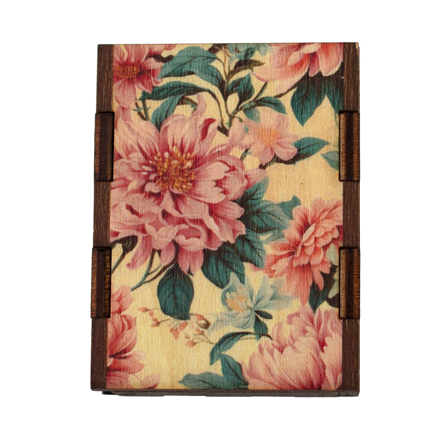 Matches • Flowers Pink Wooden Matchbox • Candle Accessory
