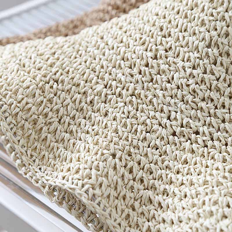 Trendy Wide Brim Woven Straw Sun Hat MK2COK6W6HAT56