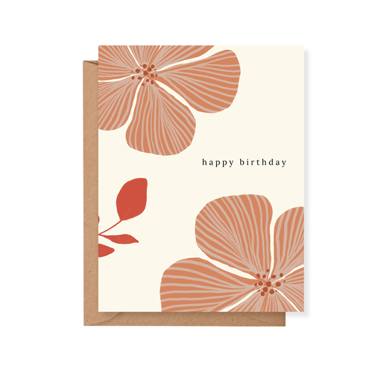 Minimalist Happy Birthday
