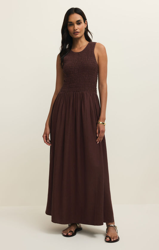 Juniper Maxi Dress | Chocolate Cherry OR Pineapple (Creme)
