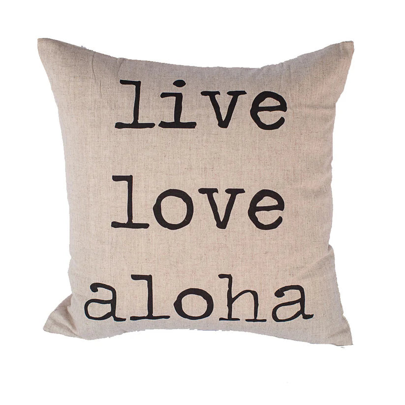 Live | Love | Aloha | Square Pillow Cover