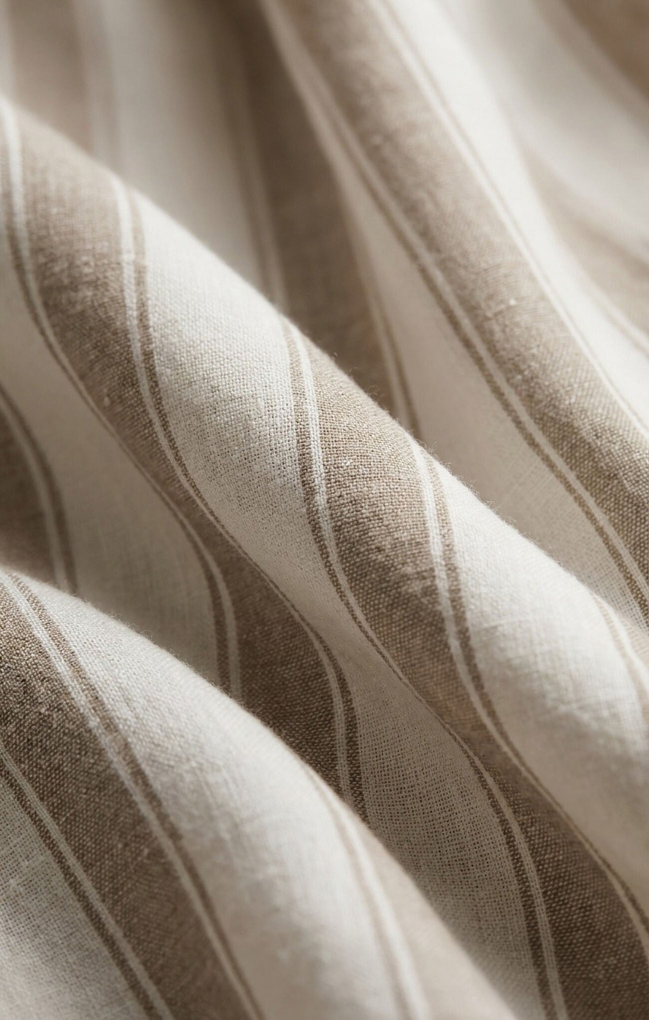 The Perfect Striped Pant | Light Toffee