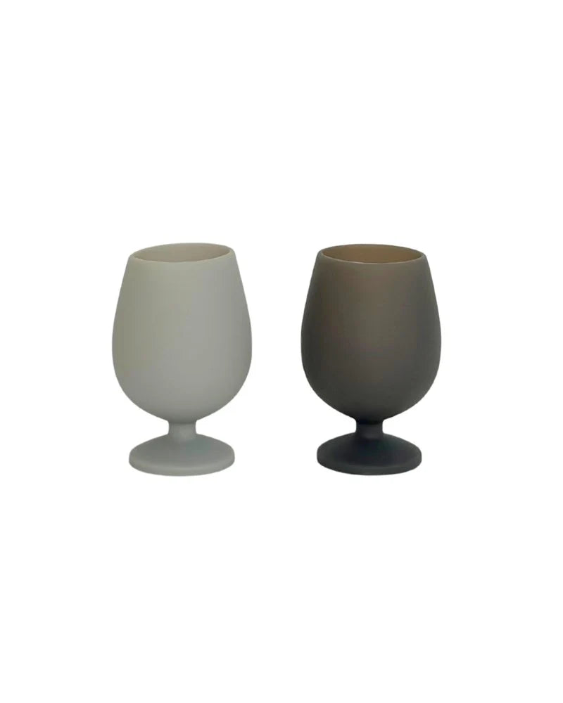 Silicone Stemmed Wine Glasses | Set of 2