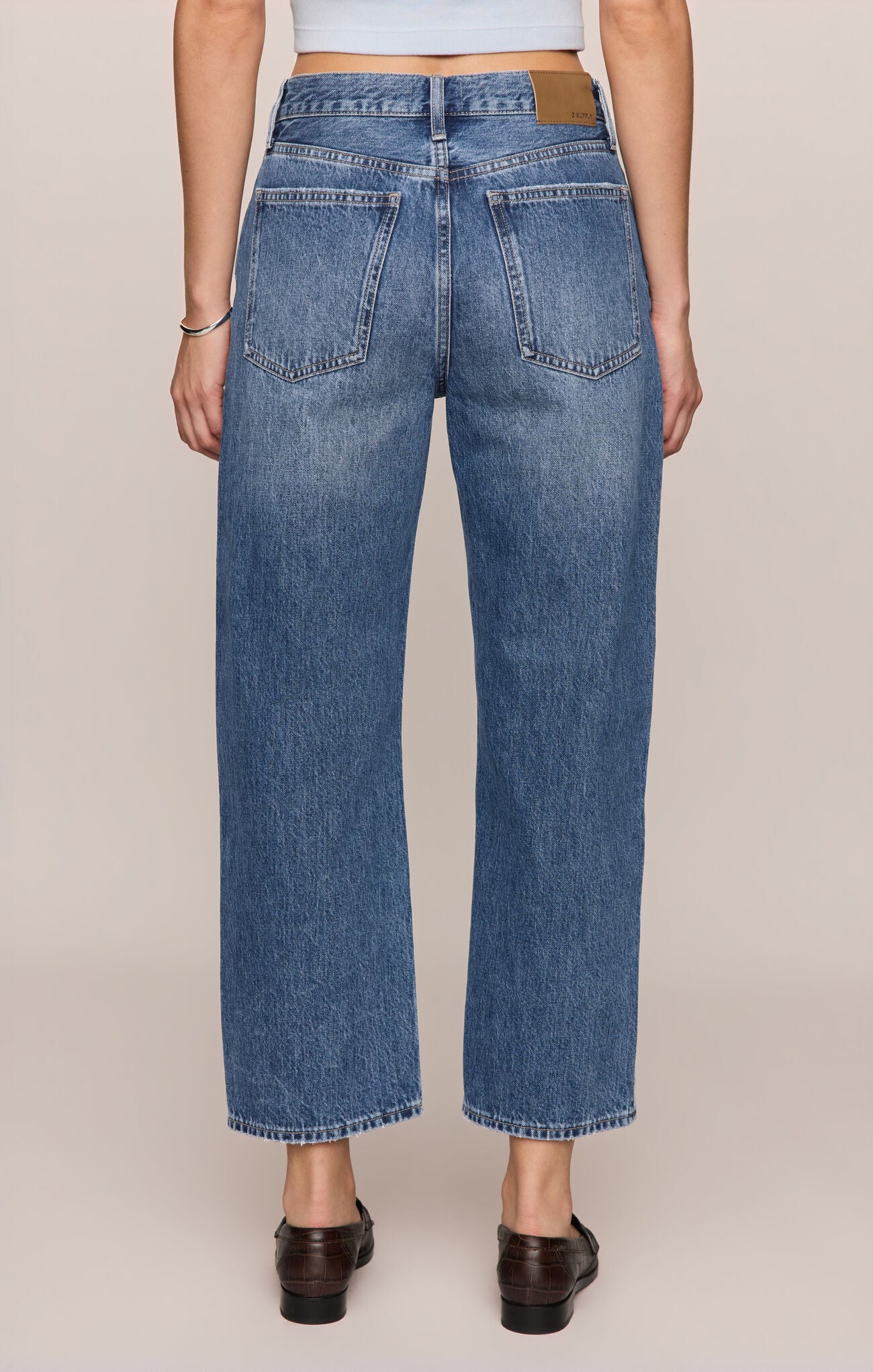The Off Duty Bowed Ankle Jeans | Color:  Breakpoint